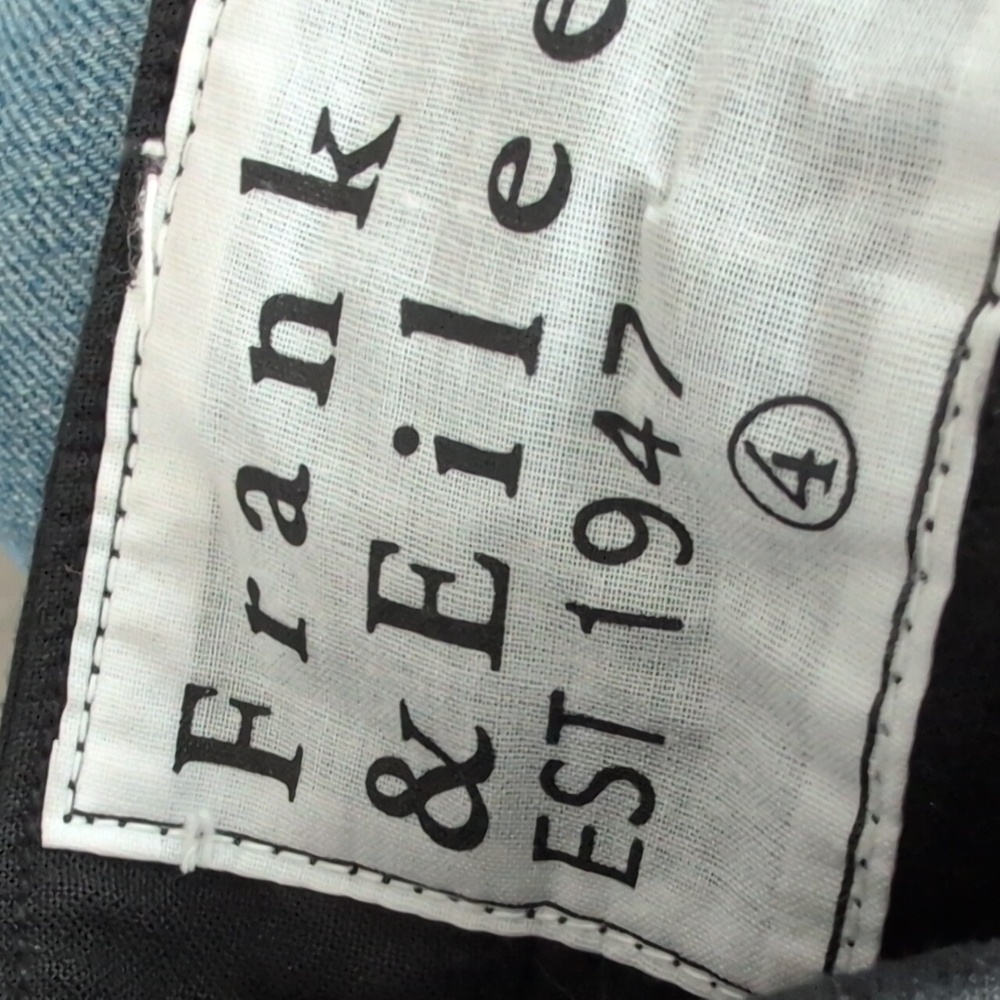 Frank & Eileen KINSALE Black, Italian Performance Linen - Picture 4 of 5